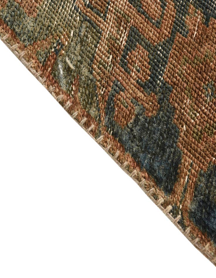 Detail image of 4' 6 x 6' 3  Hand Knotted Ultra Vintage Persian Wool Rug