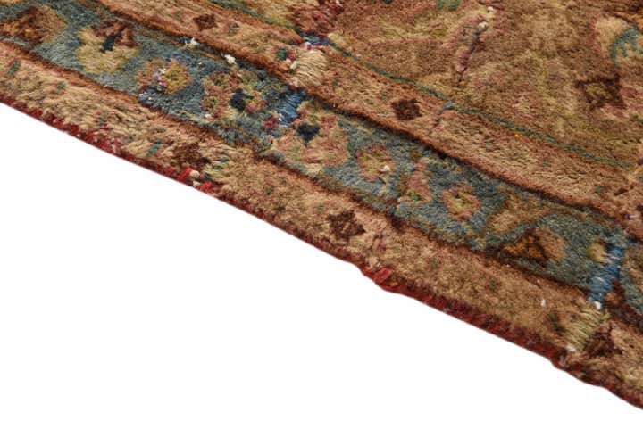 3' 9 x 4' 8 Hand Knotted Ultra Vintage Persian Wool Rug