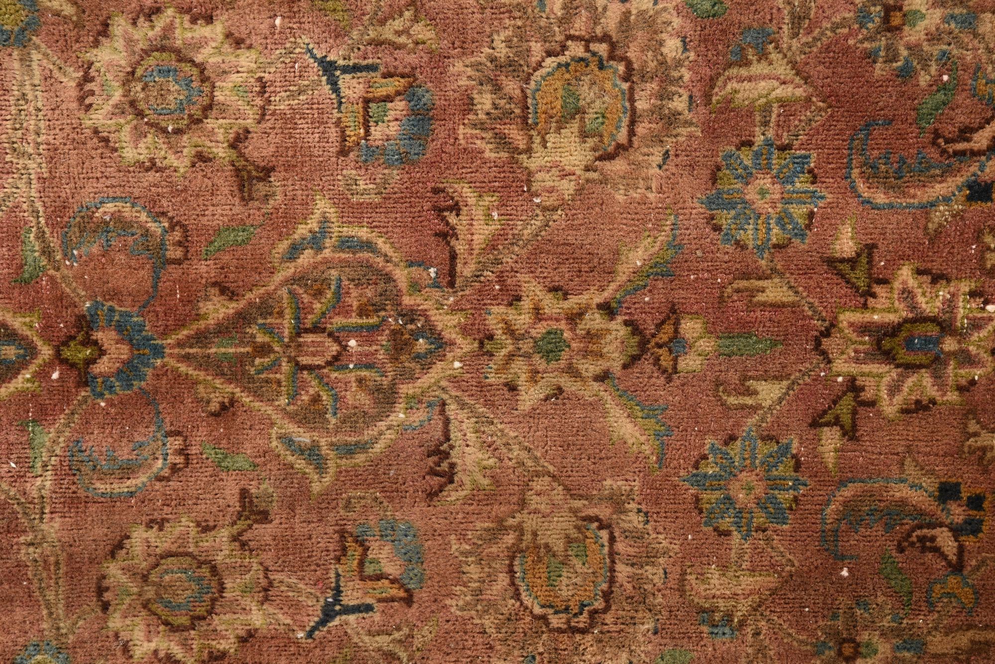 3' 9 x 4' 8 Hand Knotted Ultra Vintage Persian Wool Rug