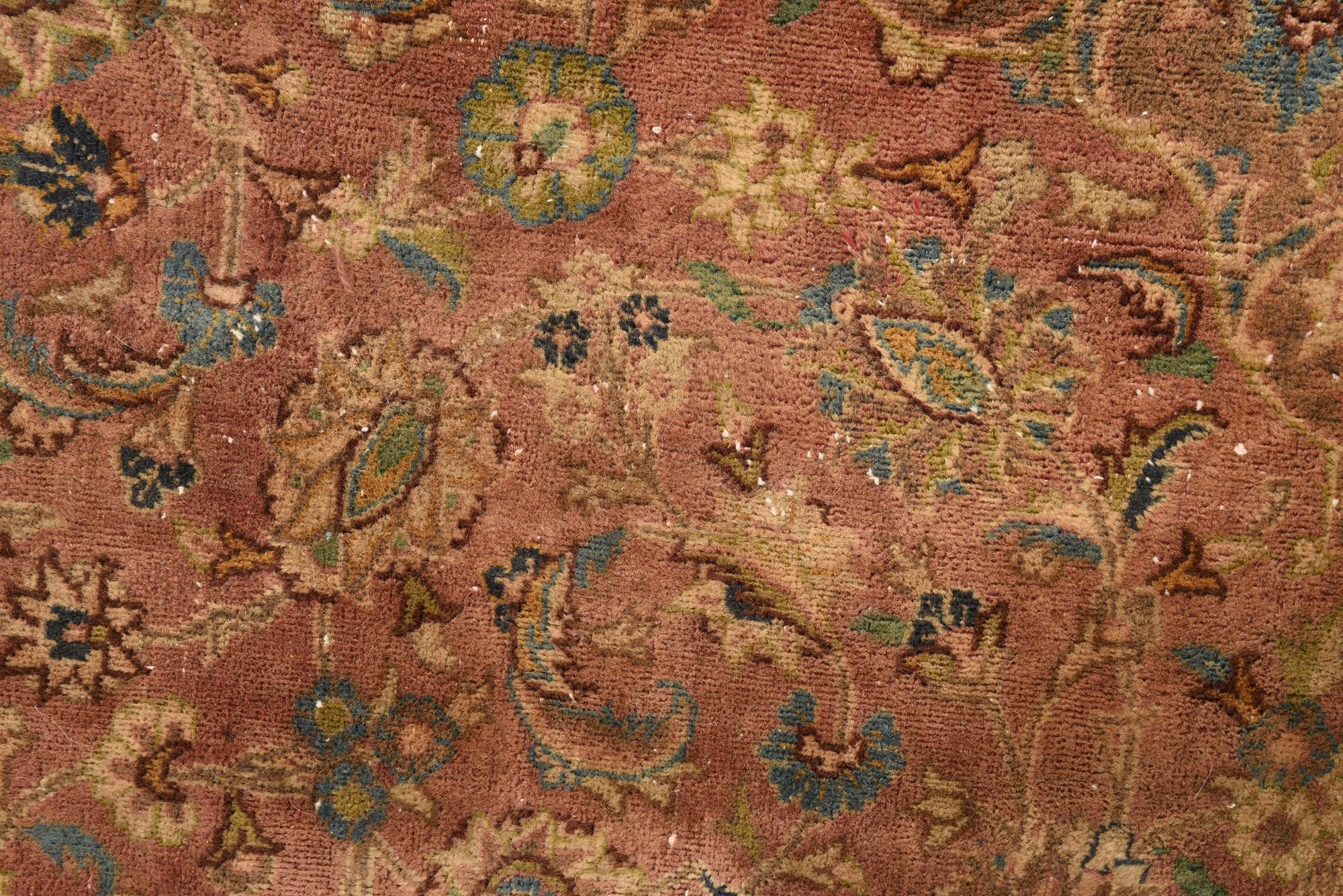 3' 9 x 4' 8 Hand Knotted Ultra Vintage Persian Wool Rug