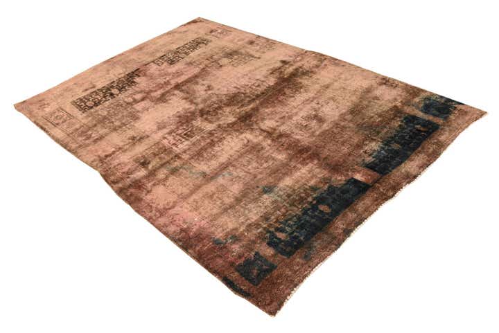 155cm x 220cm anudado a mano Ultra Vintage Alfombra Persa Lana