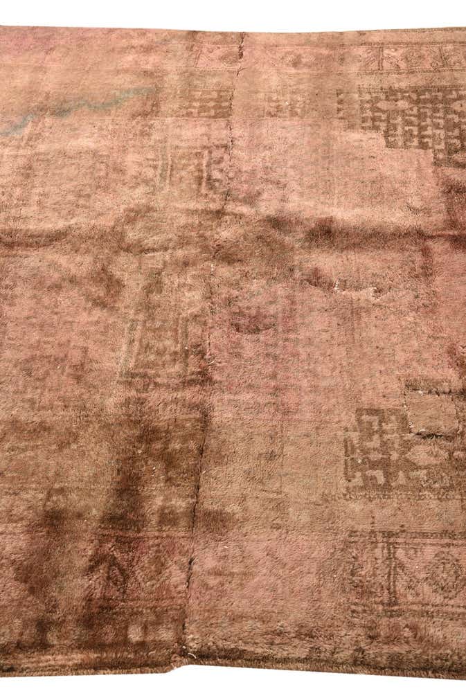 155cm x 220cm anudado a mano Ultra Vintage Alfombra Persa Lana