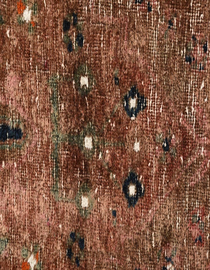 Detail image of 3' 9 x 6' 8  Hand Knotted Ultra Vintage Persian Wool Rug