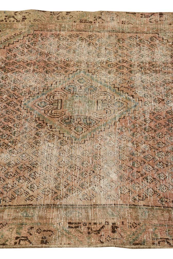 3' 8 x 6' 4 Hand Knotted Ultra Vintage Persian Wool Rug