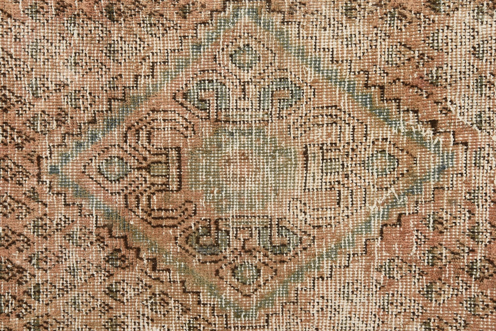 3' 8 x 6' 4 Hand Knotted Ultra Vintage Persian Wool Rug