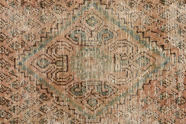 3' 8 x 6' 4 Hand Knotted Ultra Vintage Persian Wool Rug