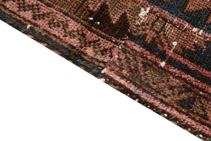 Detail image of 3' 3 x 5' 9 Hand Knotted Ultra Vintage Persian Wool Rug
