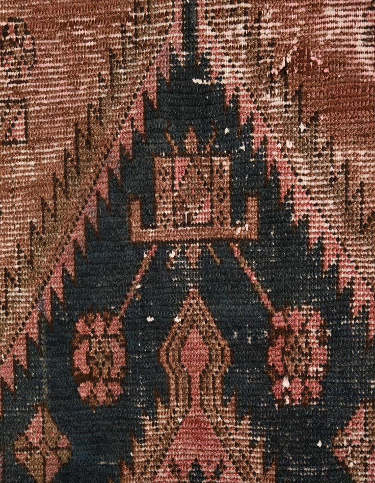 Detail image of 3' 3 x 5' 9  Hand Knotted Ultra Vintage Persian Wool Rug