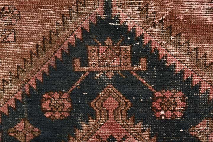 3' 3 x 5' 9 Hand Knotted Ultra Vintage Persian Wool Rug