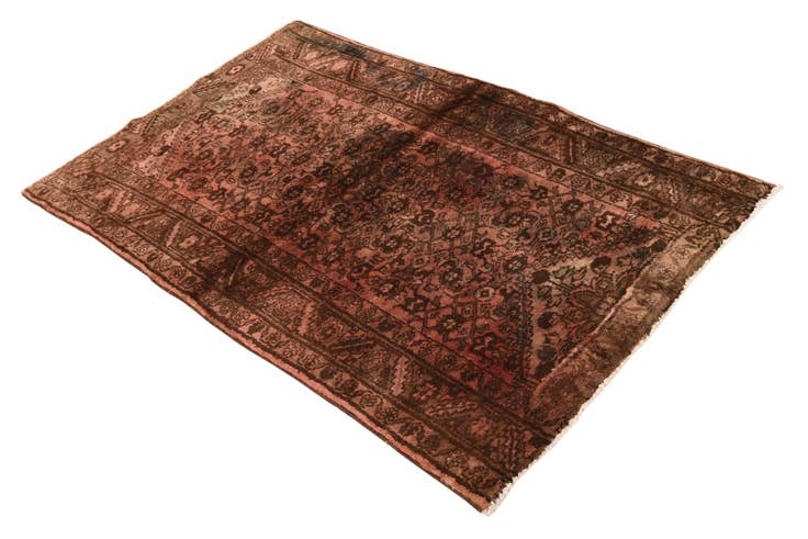 Detail image of 110cm x 175cm Hand Knotted Ultra Vintage Persian Wool Rug