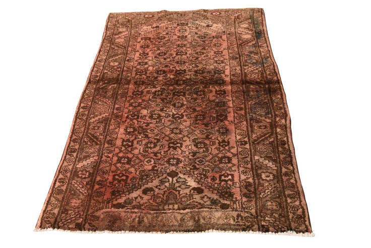 Detail image of 110cm x 175cm Hand Knotted Ultra Vintage Persian Wool Rug
