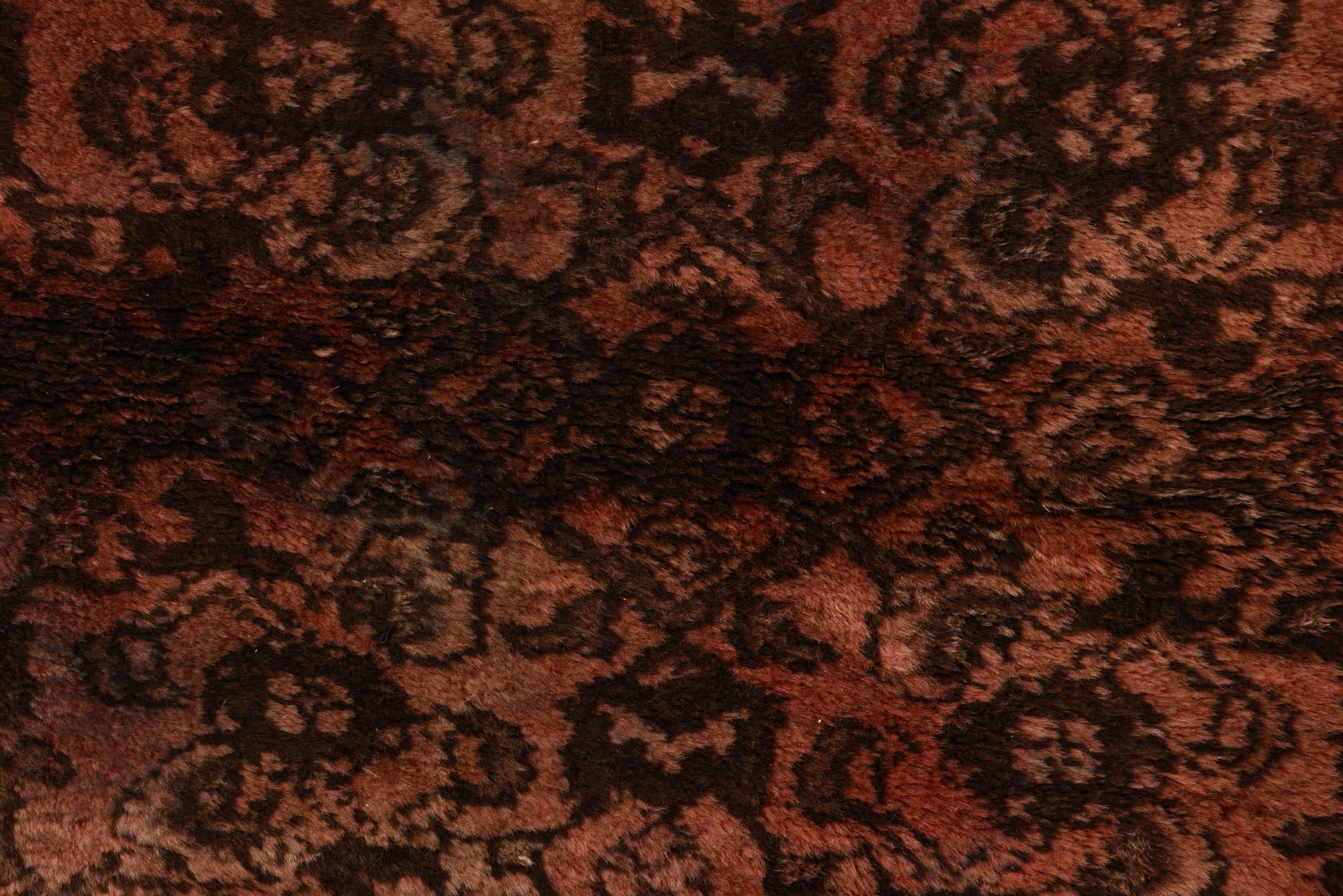 110cm x 175cm Hand Knotted Ultra Vintage Persian Wool Rug