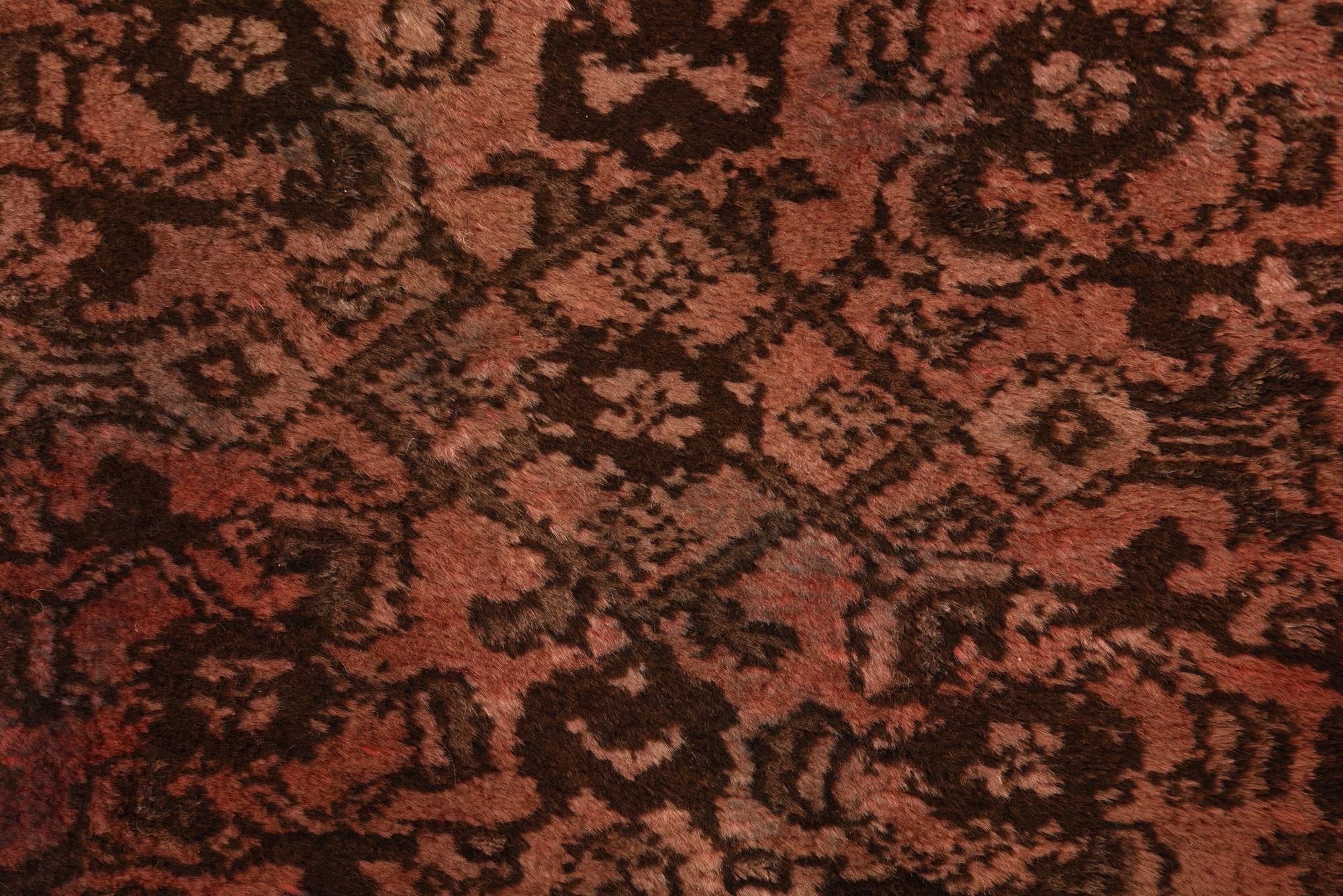 110cm x 175cm Hand Knotted Ultra Vintage Persian Wool Rug