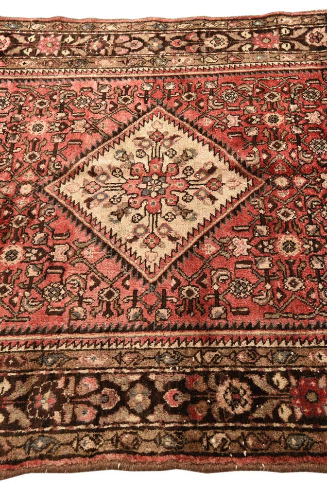 4' 10 x 8' 10 Hand Knotted Ultra Vintage Persian Wool Rug