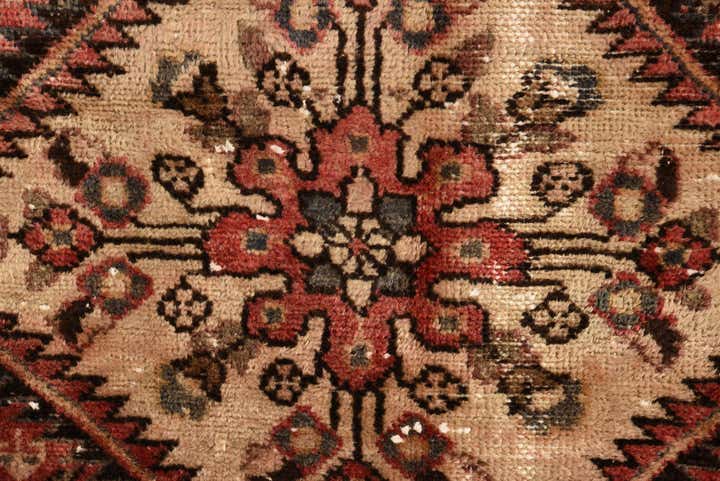 4' 10 x 8' 10 Hand Knotted Ultra Vintage Persian Wool Rug