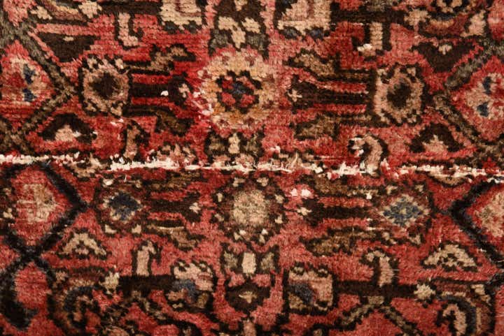 4' 10 x 8' 10 Hand Knotted Ultra Vintage Persian Wool Rug