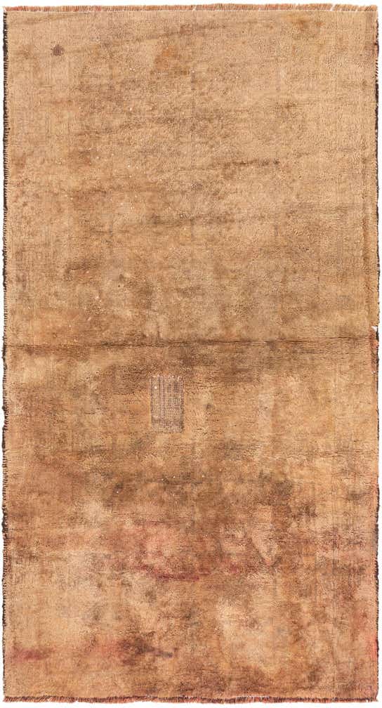 3' 3 x 5' 5 Hand Knotted Ultra Vintage Persian Wool Rug