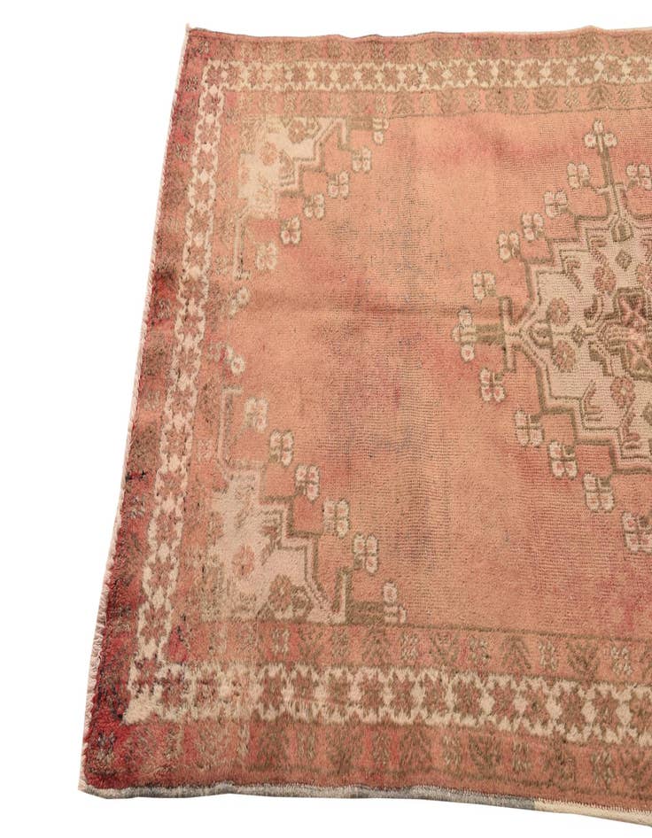 Detail image of 3' 10 x 6' 9  Hand Knotted Ultra Vintage Persian Wool Rug