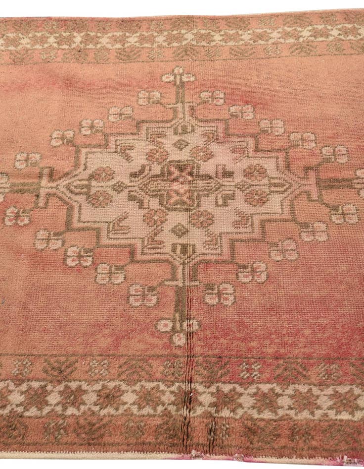 Detail image of 3' 10 x 6' 9  Hand Knotted Ultra Vintage Persian Wool Rug