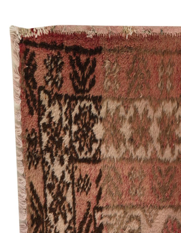 Detail image of 3' 10 x 6' 9  Hand Knotted Ultra Vintage Persian Wool Rug