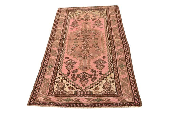 3' 5 x 6' 3 Hand Knotted Ultra Vintage Persian Wool Rug