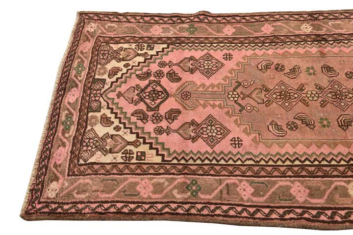 3' 5 x 6' 3 Hand Knotted Ultra Vintage Persian Wool Rug