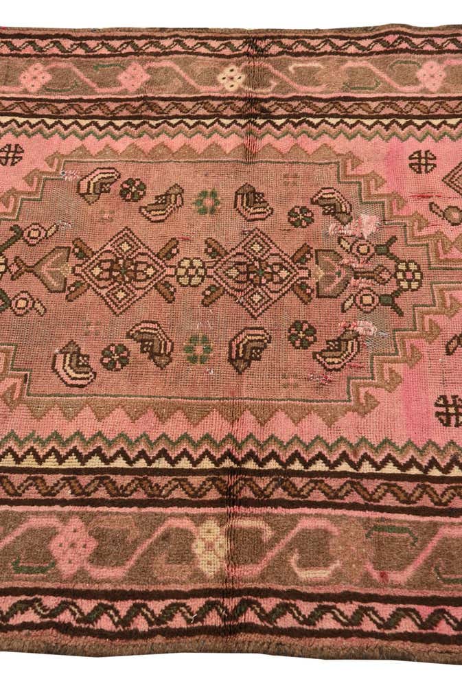 3' 5 x 6' 3 Hand Knotted Ultra Vintage Persian Wool Rug