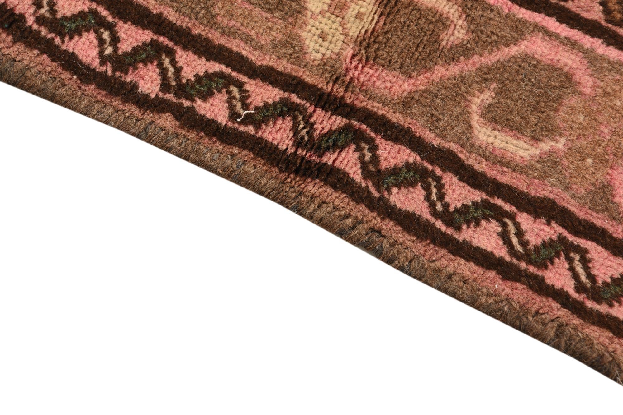 3' 5 x 6' 3 Hand Knotted Ultra Vintage Persian Wool Rug