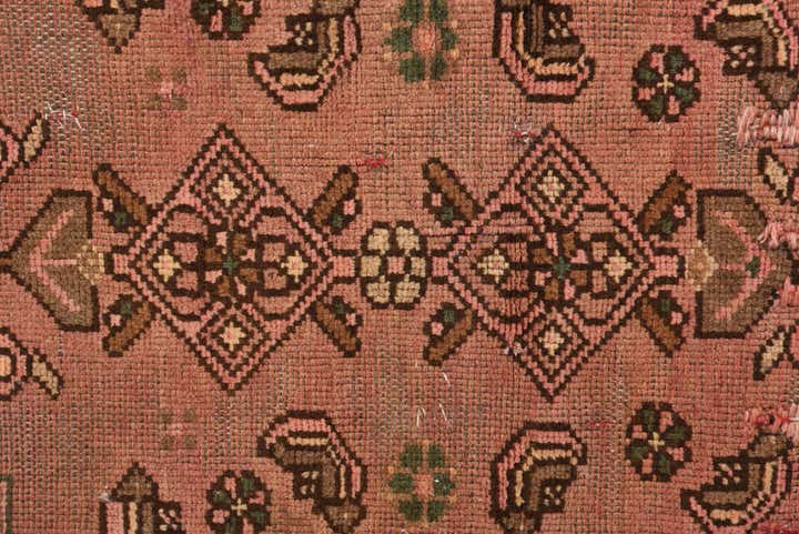 3' 5 x 6' 3 Hand Knotted Ultra Vintage Persian Wool Rug