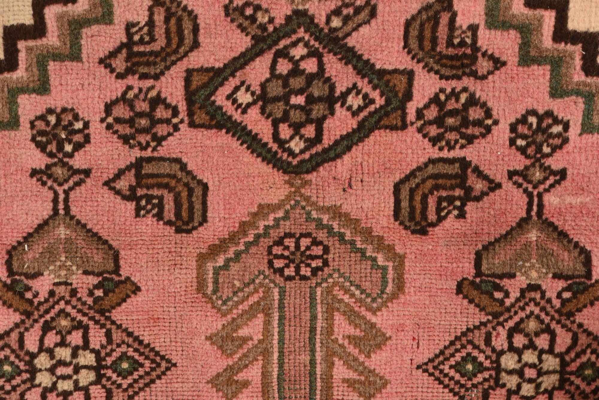3' 5 x 6' 3 Hand Knotted Ultra Vintage Persian Wool Rug