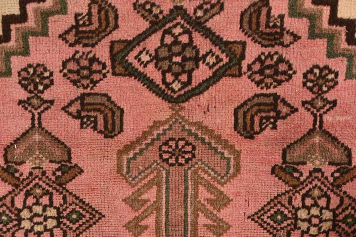 3' 5 x 6' 3 Hand Knotted Ultra Vintage Persian Wool Rug