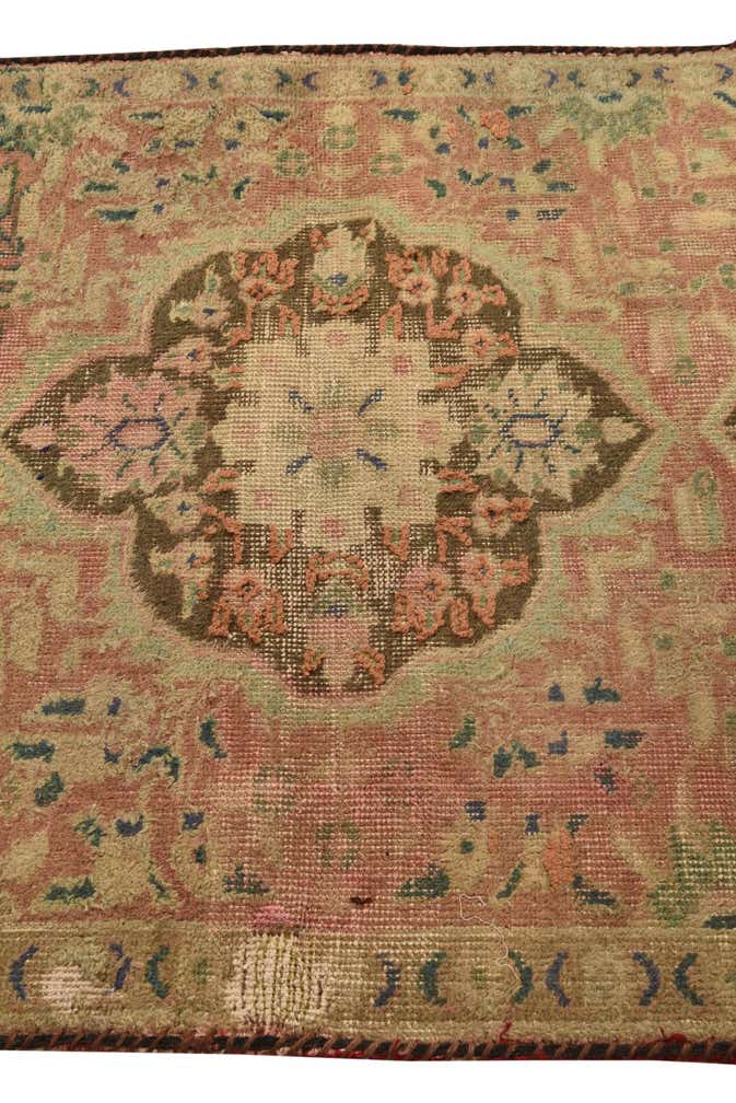 3' 4 x 5' Hand Knotted Ultra Vintage Persian Wool Rug