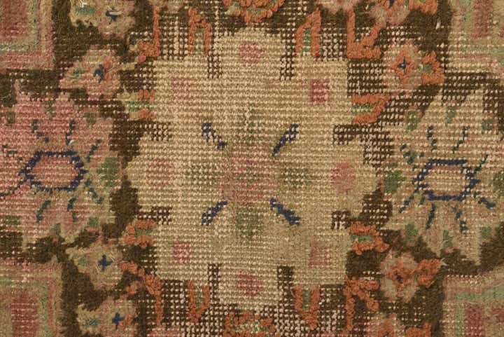 3' 4 x 5' Hand Knotted Ultra Vintage Persian Wool Rug