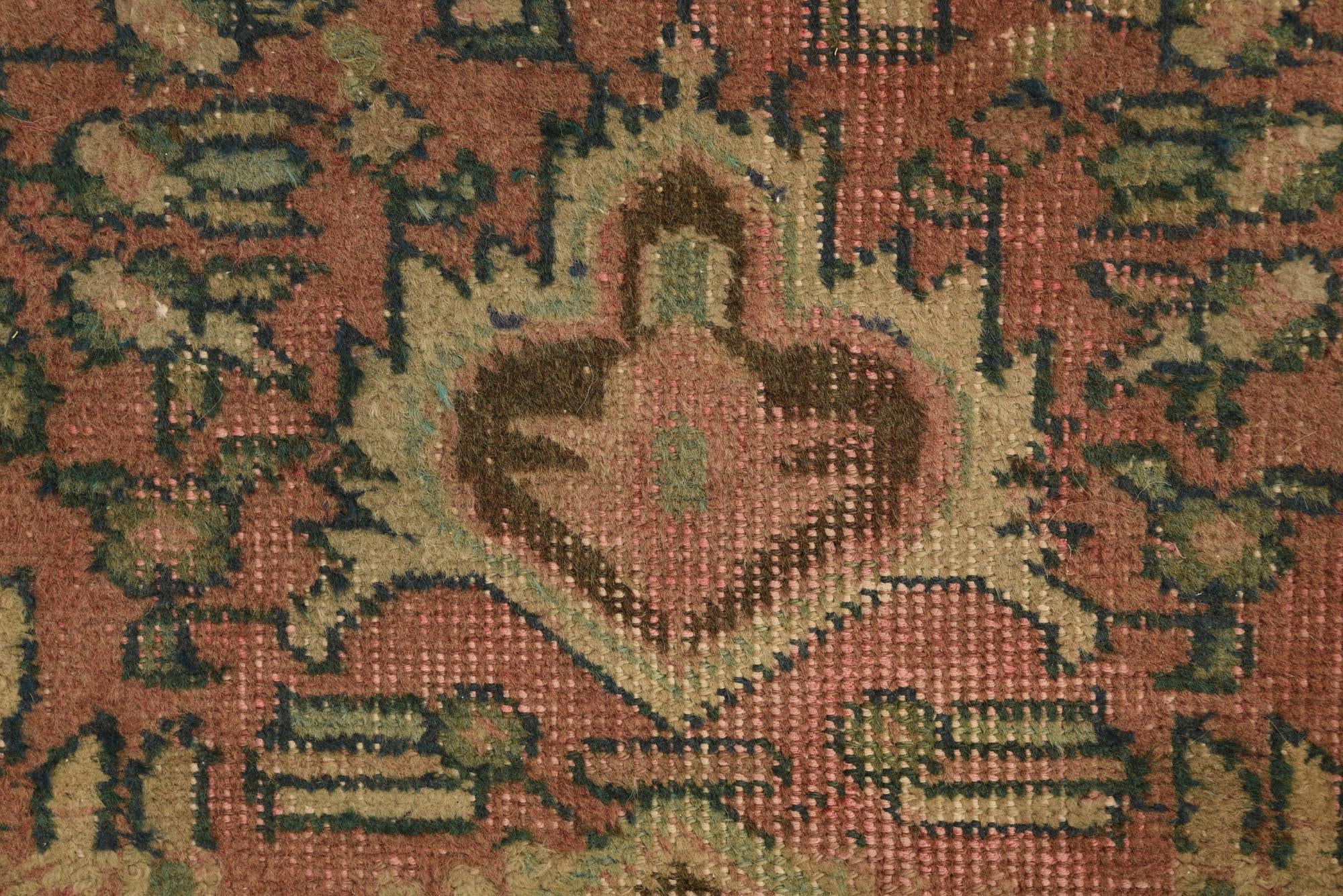 3' 4 x 5' Hand Knotted Ultra Vintage Persian Wool Rug