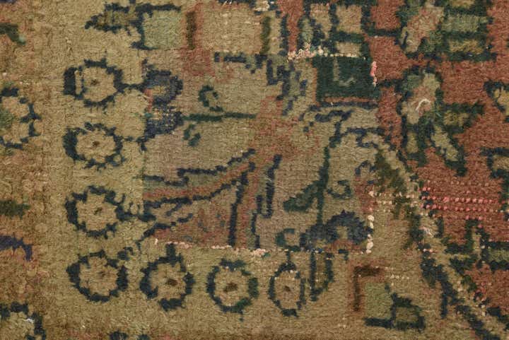 3' 4 x 5' Hand Knotted Ultra Vintage Persian Wool Rug