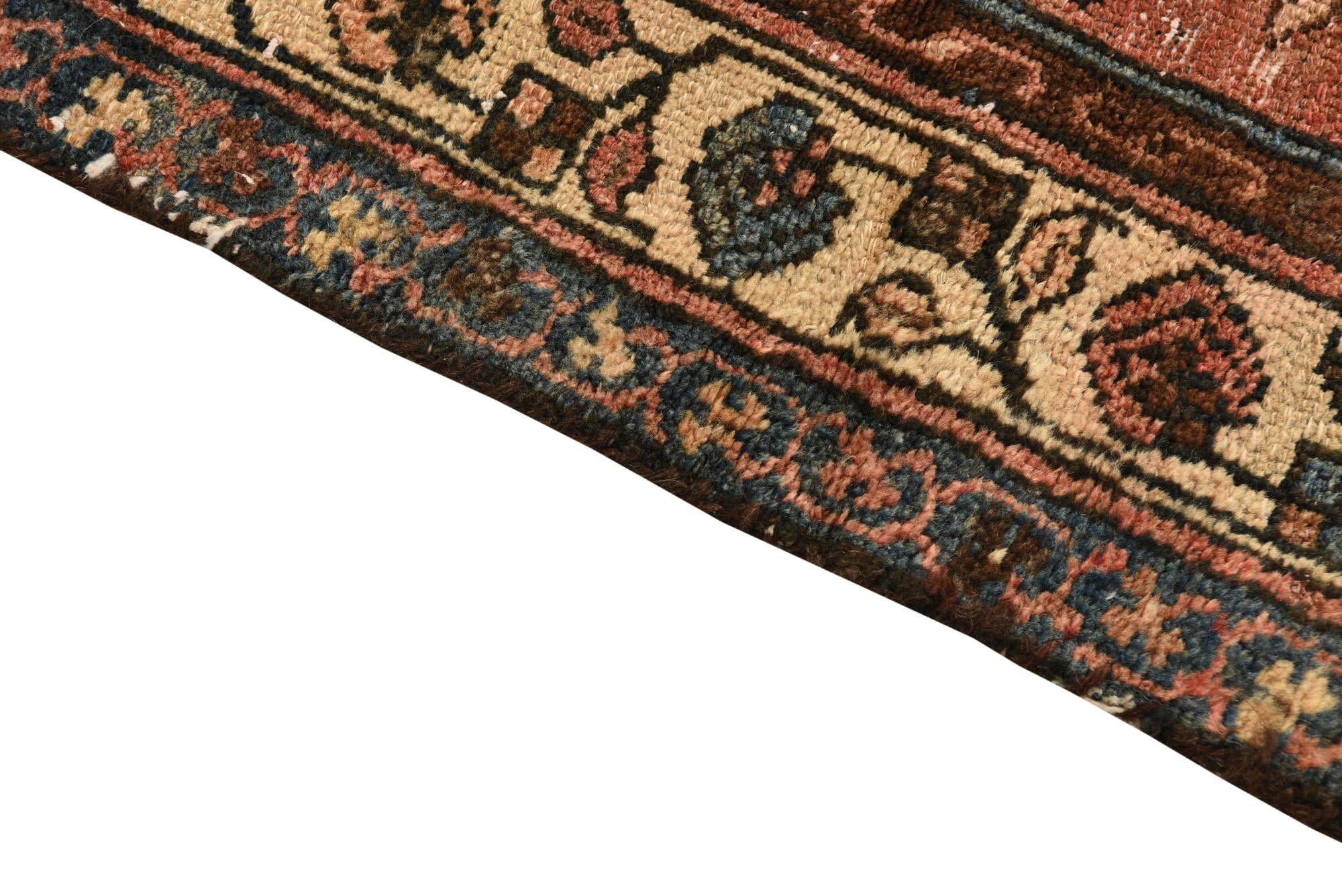 3' 3 x 6' 4 Hand Knotted Ultra Vintage Persian Wool Rug