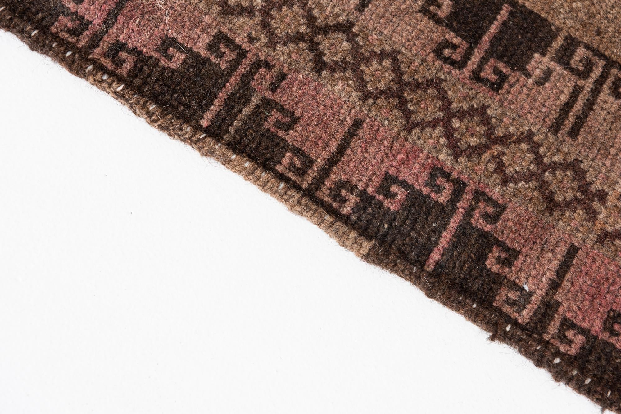 3' 5 x 6' 4 Hand Knotted Ultra Vintage Persian Wool Rug