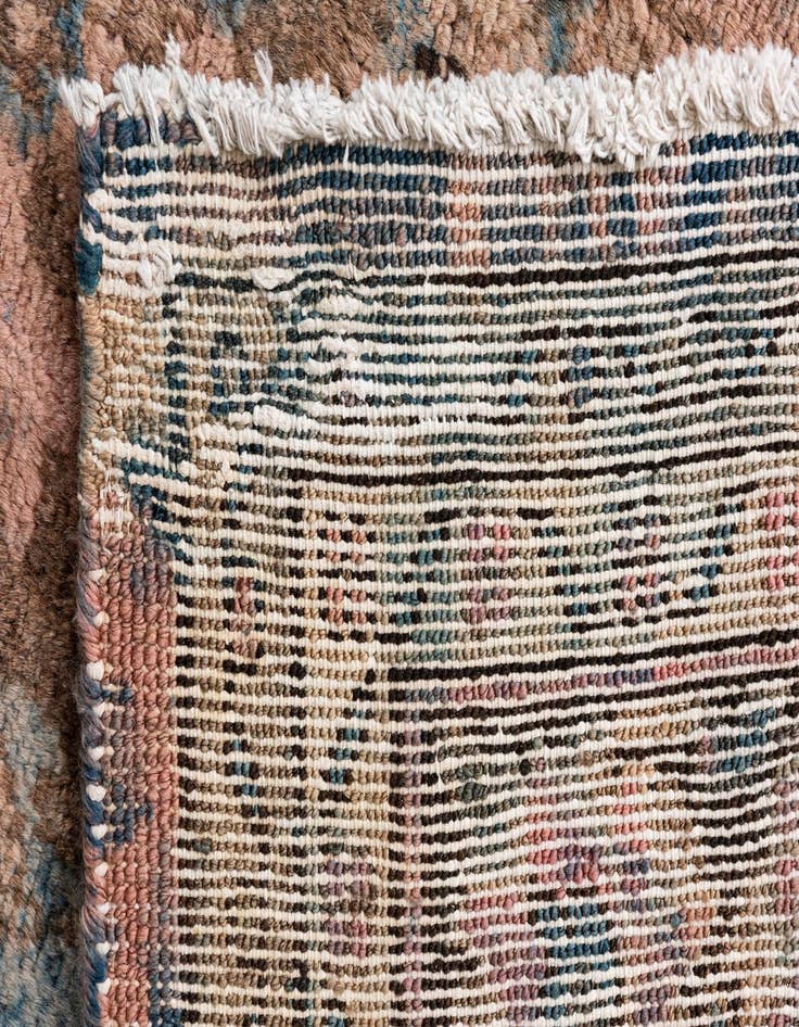 Detail image of 7' 3 x 10' 2  Hand Knotted Ultra Vintage Persian Wool Rug