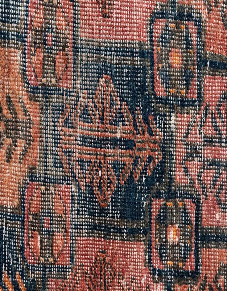 Detail image of 3' 9 x 6' 2  Hand Knotted Ultra Vintage Persian Wool Rug