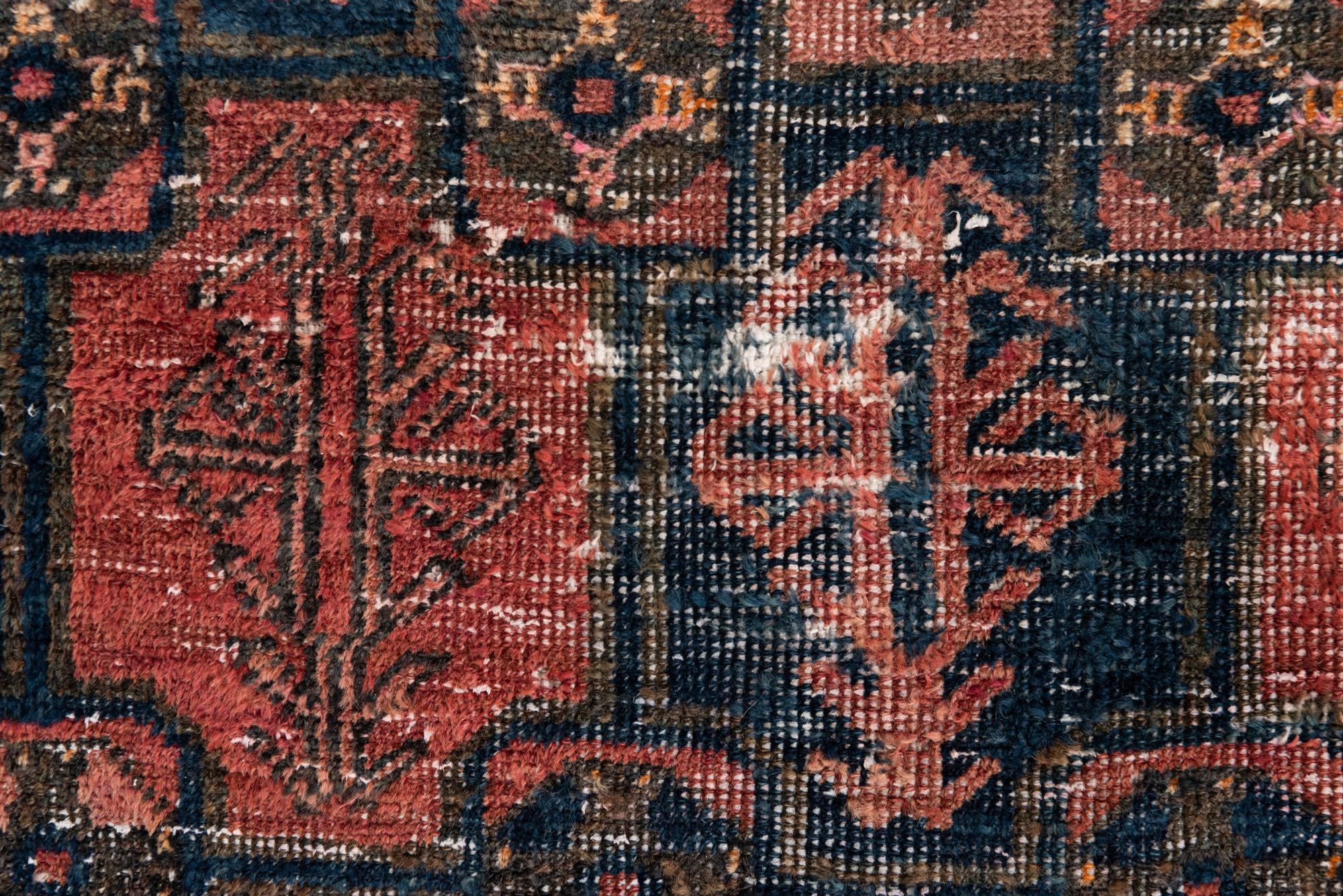 3' 9 x 6' 2 Hand Knotted Ultra Vintage Persian Wool Rug