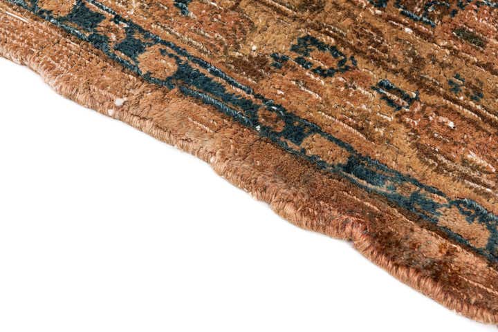 9' x 11' Hand Knotted Ultra Vintage Persian Wool Rug