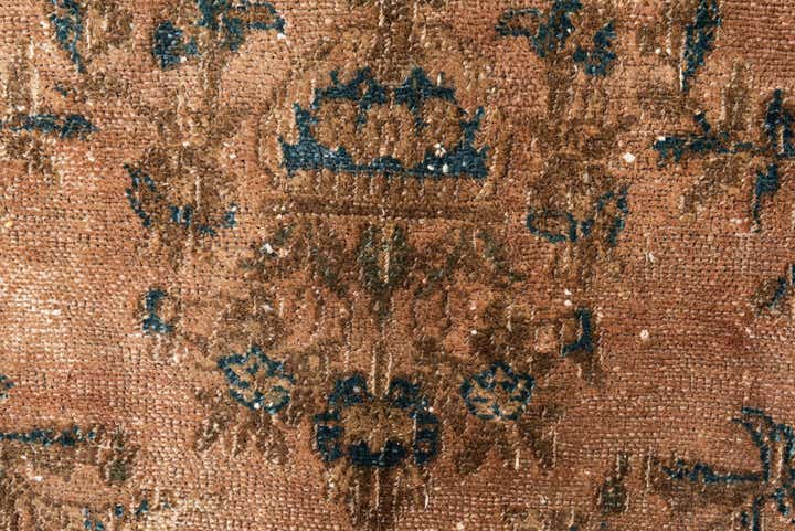 9' x 11' Hand Knotted Ultra Vintage Persian Wool Rug