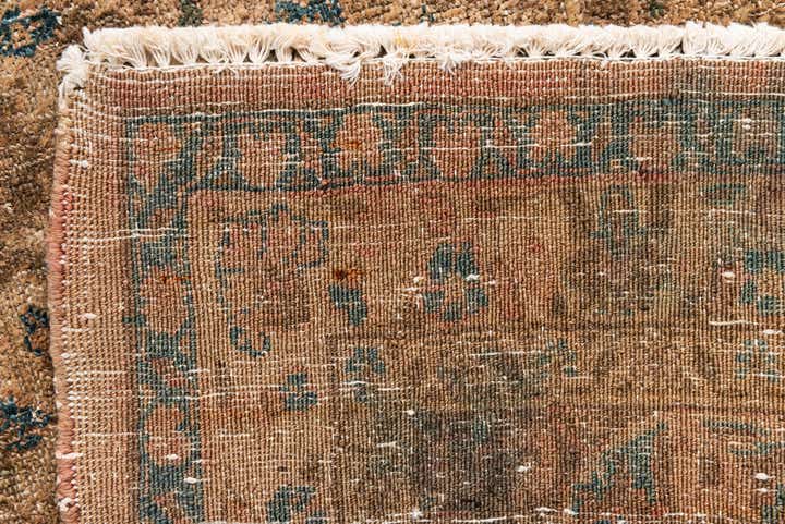 9' x 11' Hand Knotted Ultra Vintage Persian Wool Rug