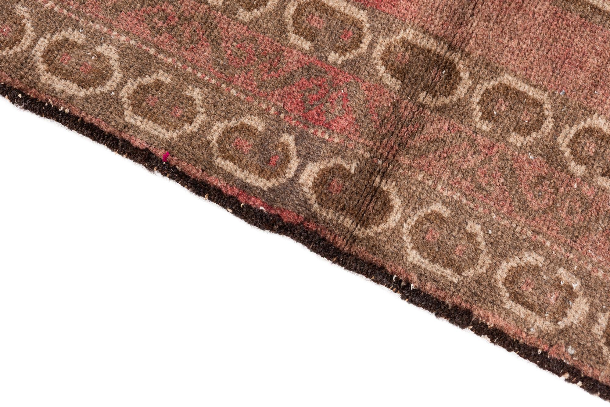 3' 5 x 6' 7 Hand Knotted Ultra Vintage Persian Wool Rug