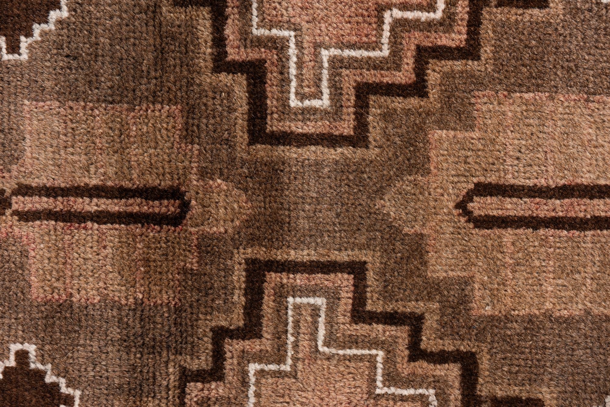 3' 6 x 6' 4 Hand Knotted Ultra Vintage Persian Wool Rug