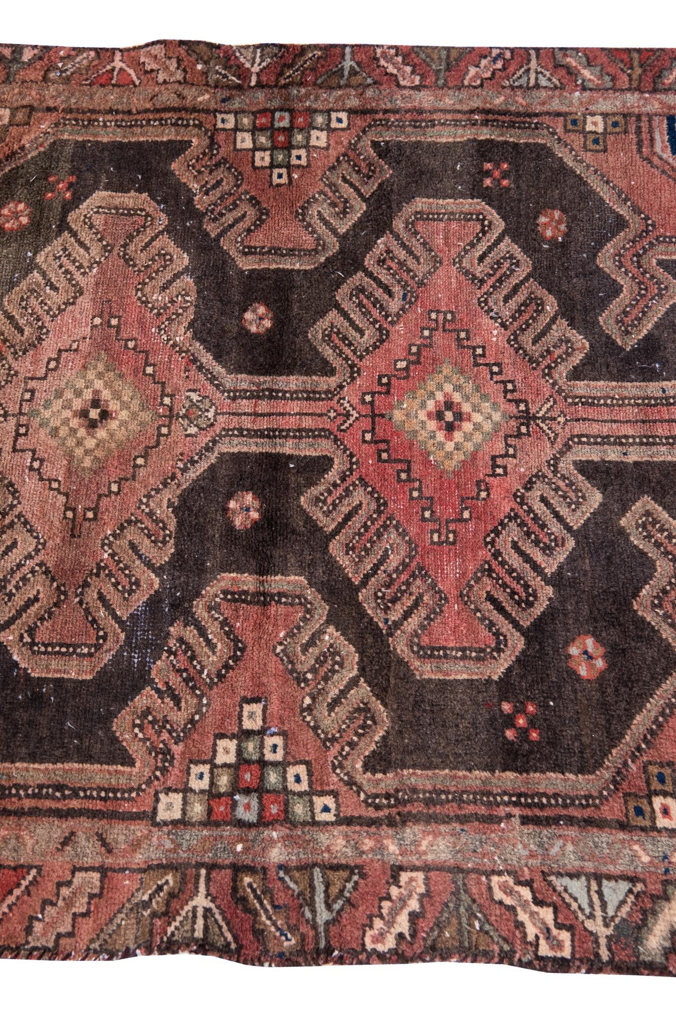 3' 6 x 4' 5 Hand Knotted Ultra Vintage Persian Wool Rug
