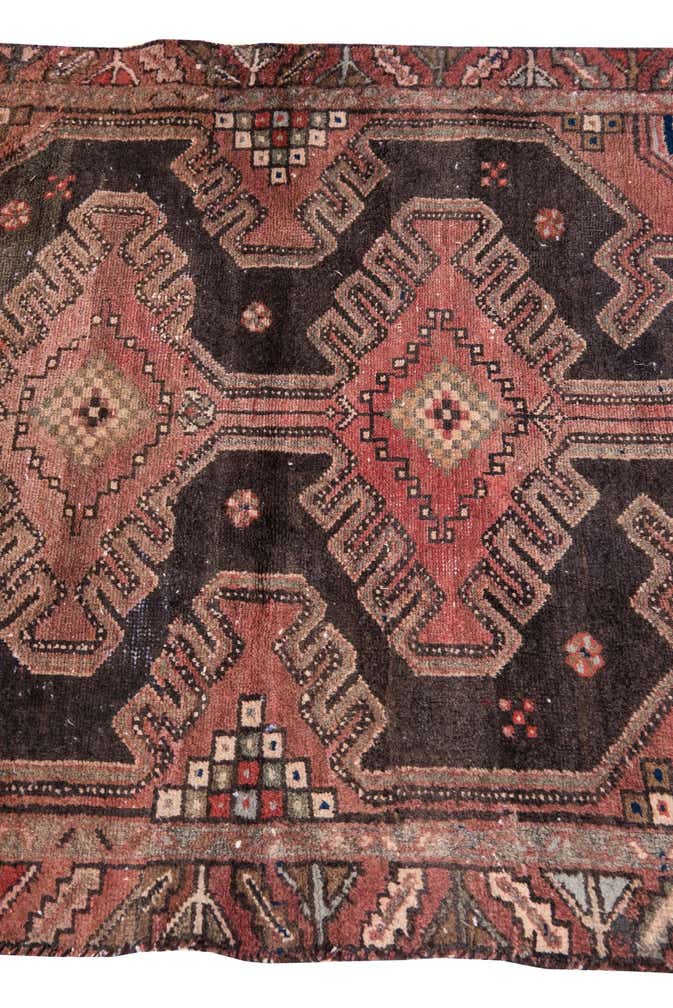 3' 6 x 4' 5 Hand Knotted Ultra Vintage Persian Wool Rug