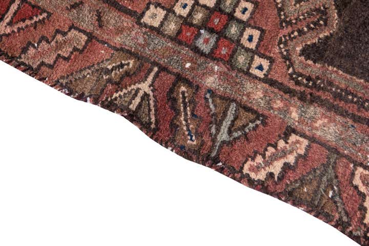 3' 6 x 4' 5 Hand Knotted Ultra Vintage Persian Wool Rug