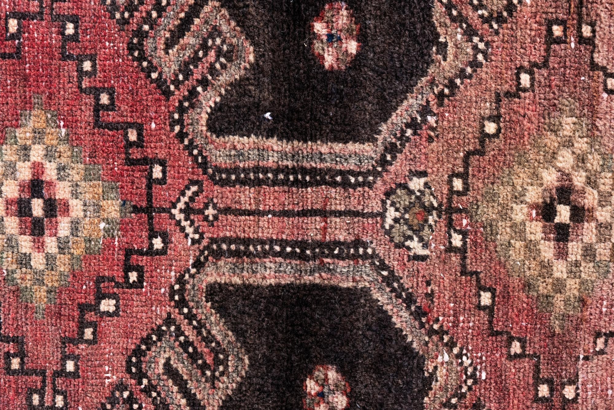 3' 6 x 4' 5 Hand Knotted Ultra Vintage Persian Wool Rug
