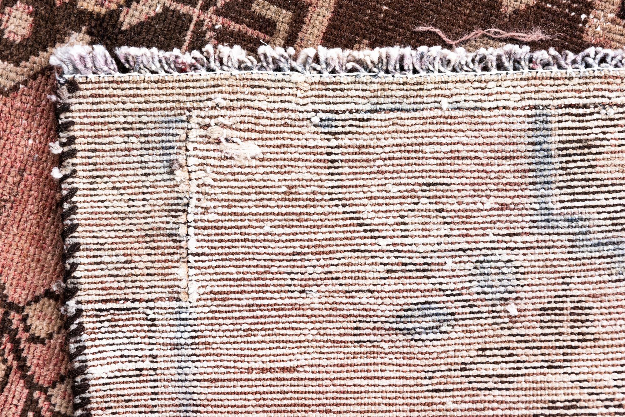 3' 4 x 4' 5 Hand Knotted Ultra Vintage Persian Wool Rug